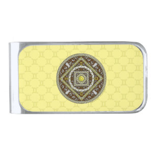 Gemini Mandala Money Clip