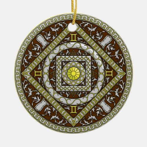 Gemini Mandala Ornament