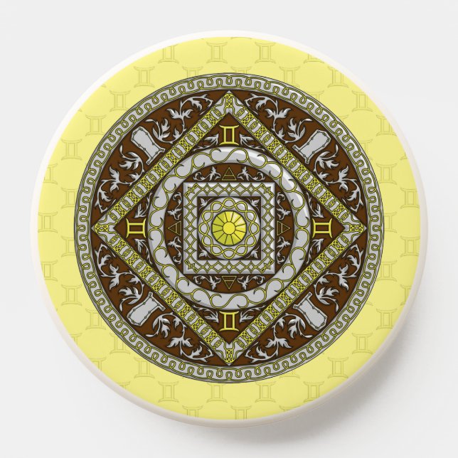 Gemini Mandala PopSocket (Popsocket)