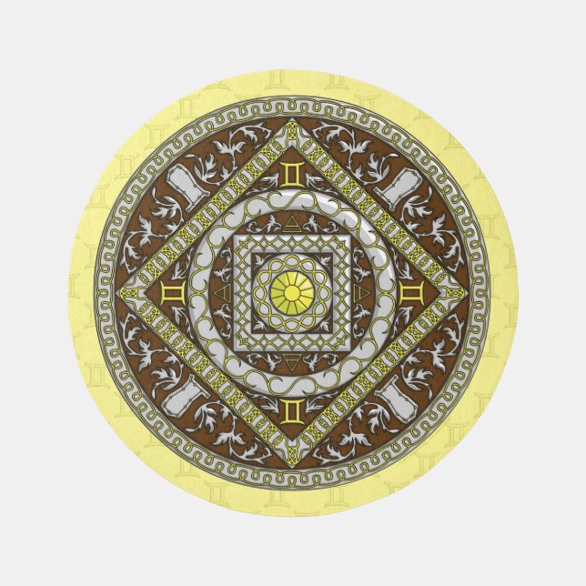Gemini Mandala Rug (Front)