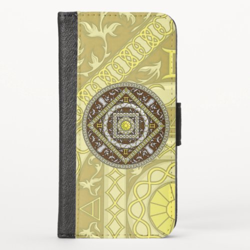 Gemini Mandala Smartphone Wallet Case