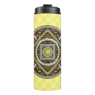 Gemini Mandala Thermal Tumbler