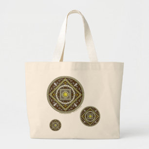 Gemini Mandala Tote Bag