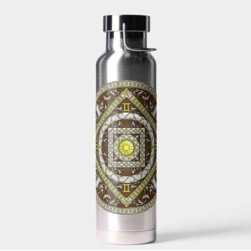 Gemini Mandala Water Bottle