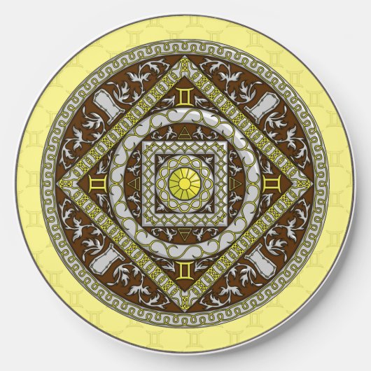 Gemini Mandala Wireless Charger (Front)