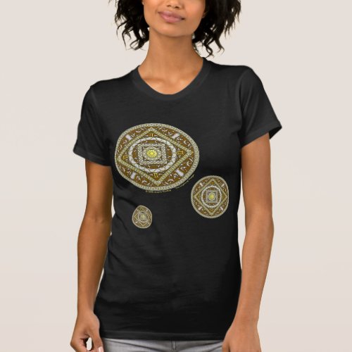 Gemini Mandala Womens Dark Shirt