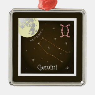 Gemini May 21 to June 21 Ornament