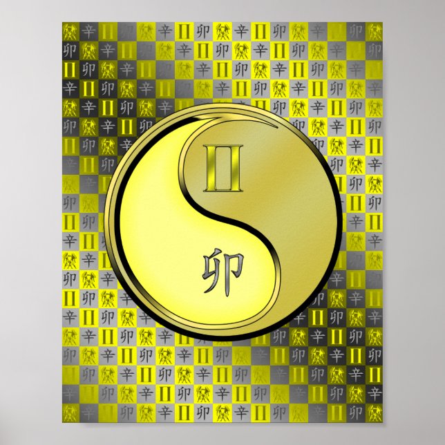 Gemini & Metal Rabbit Poster (Front)