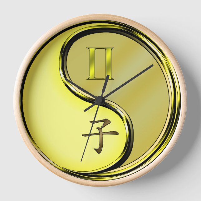Gemini & Metal Rat Clock (Front)