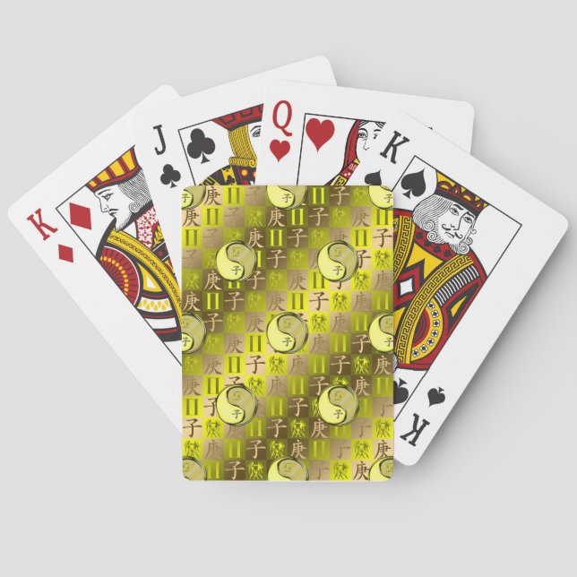 Gemini & Metal Rat Poker Cards (Back)