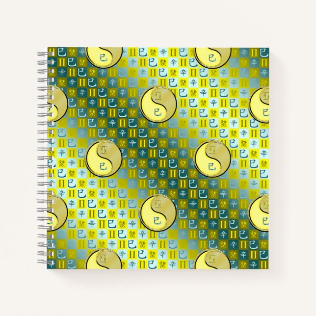Gemini & Metal Snake Notebook (Front)