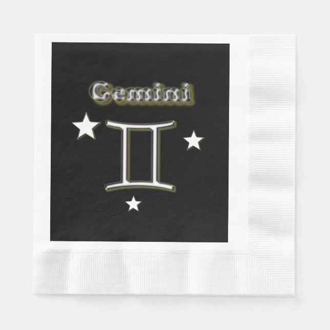 Gemini Napkins (Front)