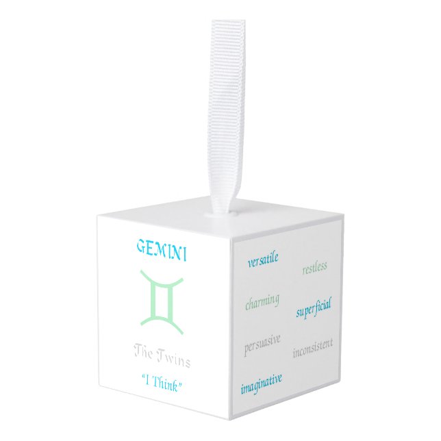 Gemini Ornament (Front Angled)