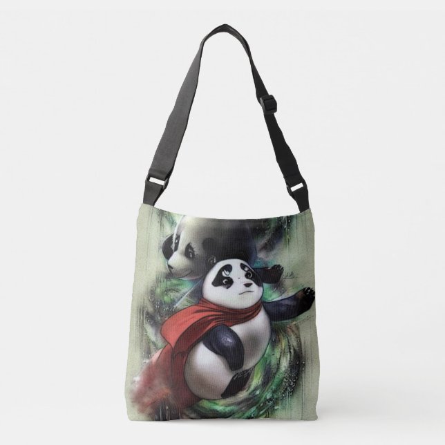 Gemini Panda- Crossbody Bag (Front)