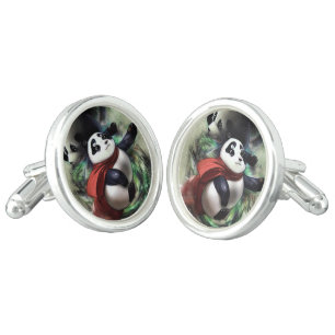 Gemini Panda- Cufflinks