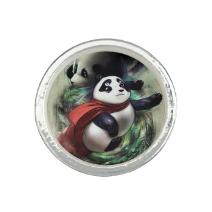 Gemini Panda- Ring