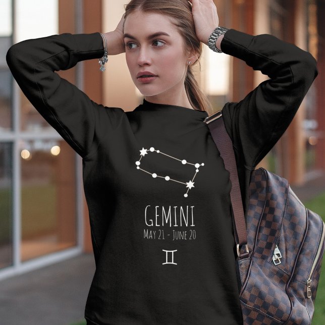 Gemini | Personalized Zodiac Constellation Sweatshirt (Creator Uploaded)