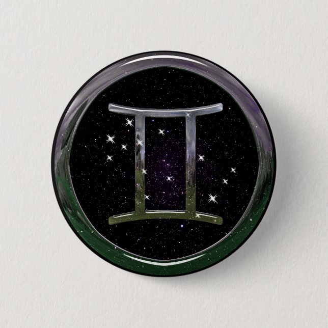 Gemini Pinback Button (Front)