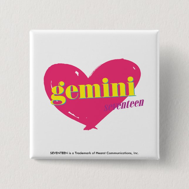 Gemini Pinback Button (Front)