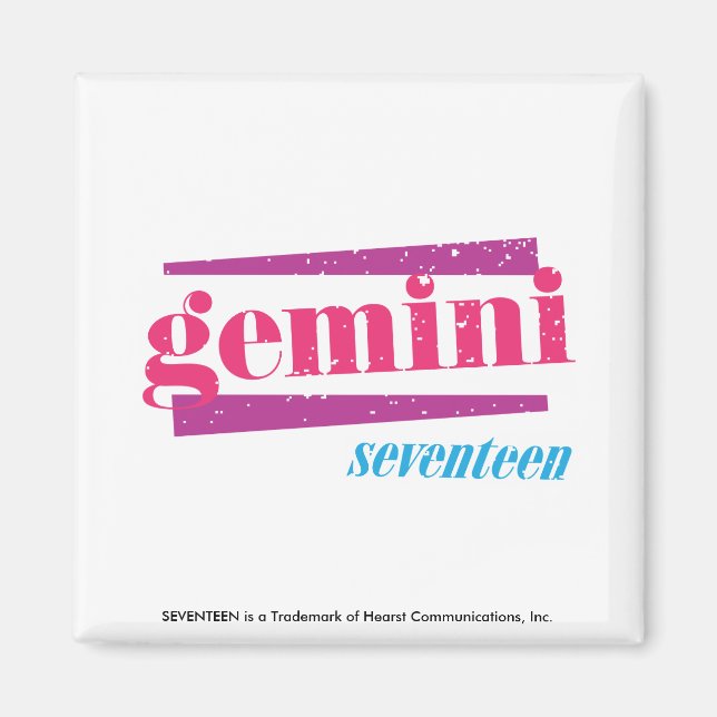 Gemini Pink Magnet (Front)