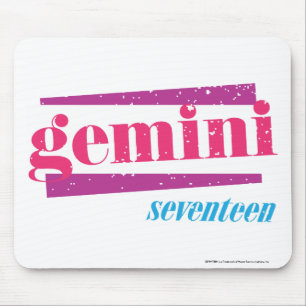 Gemini Pink Mouse Pad