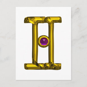 GEMINI POSTCARD