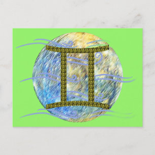 Gemini Postcard