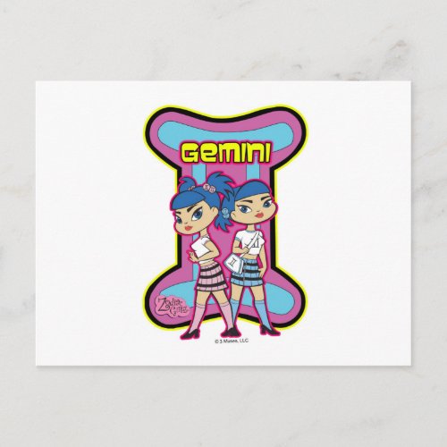 Gemini Postcard