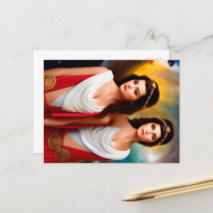 Gemini postcard