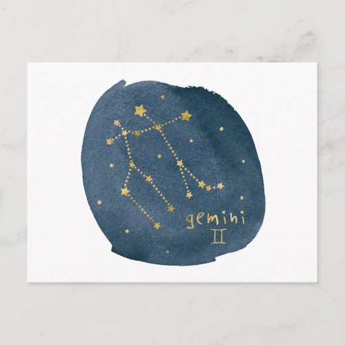 Gemini Postcard