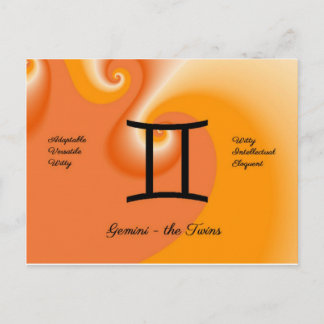Gemini Postcard
