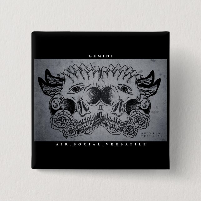 Gemini Print Button (Front)