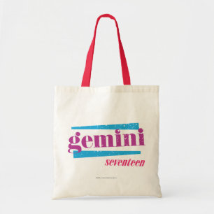 Gemini Purple Tote Bag
