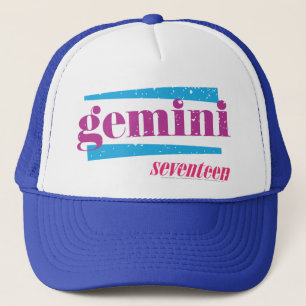 Gemini Purple Trucker Hat