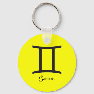 Gemini Sign Keychain