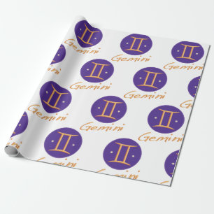 Gemini Sign Wrapping Paper