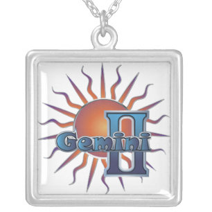 Gemini Silver Plated Necklace