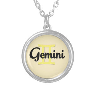 Gemini Silver Plated Necklace