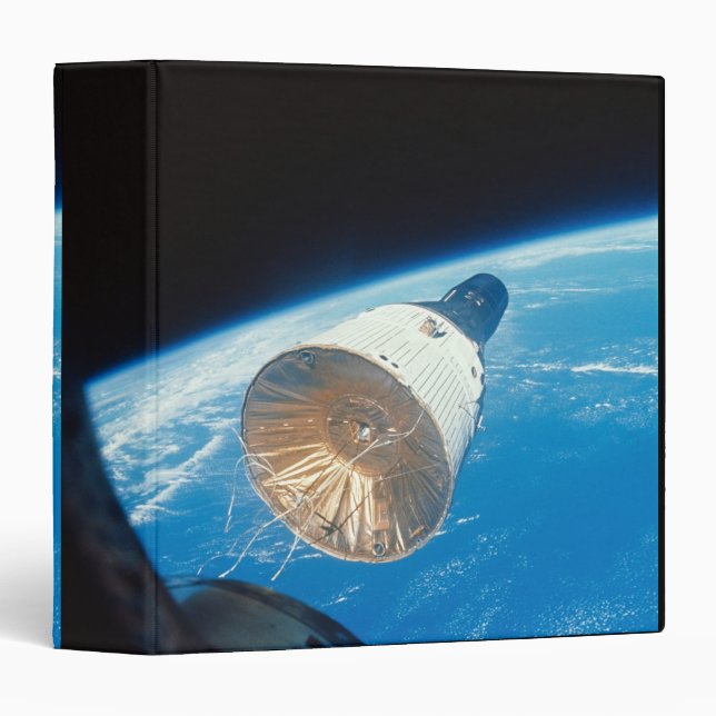 Gemini Space Capsule 3 Ring Binder (Front/Spine)