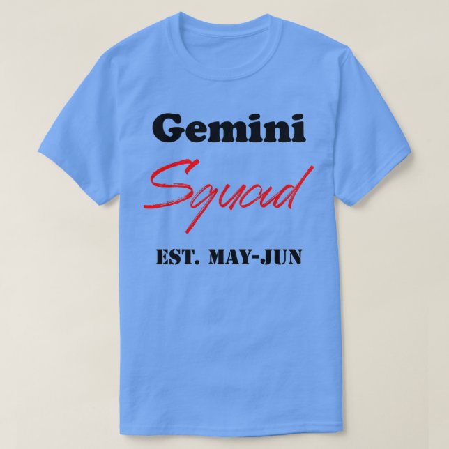 Gemini squad T-Shirt (Design Front)