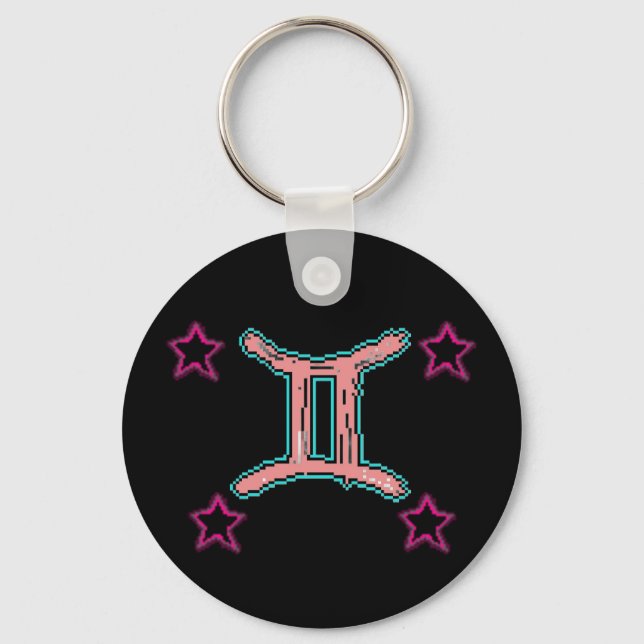 GEMINI Stars Keychain (Front)