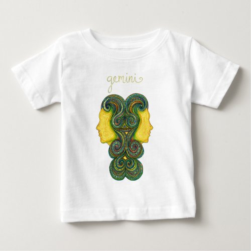 Gemini Symbol Baby T_Shirt
