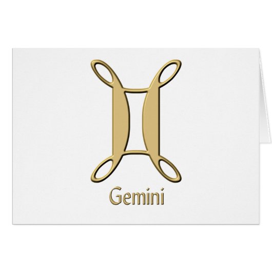 Gemini symbol cards (Front Horizontal)