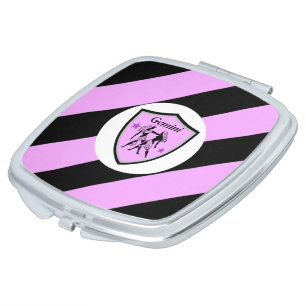 Gemini symbol compact mirror
