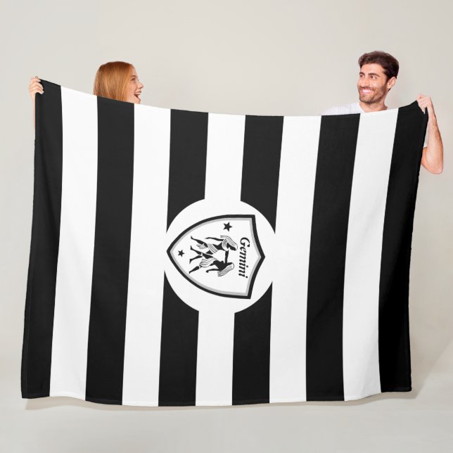 Gemini symbol       fleece blanket (In Situ)