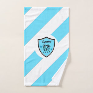 Gemini symbol hand towel
