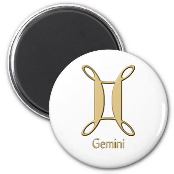 Gemini Symbol Magnet by zodiacgifts at Zazzle