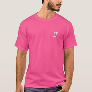 Gemini Symbol Zodiac Sign Horoscope May June Birth T-Shirt