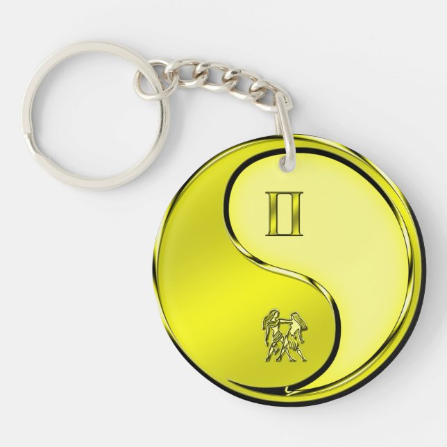 Gemini the Twins Keychain (Front)