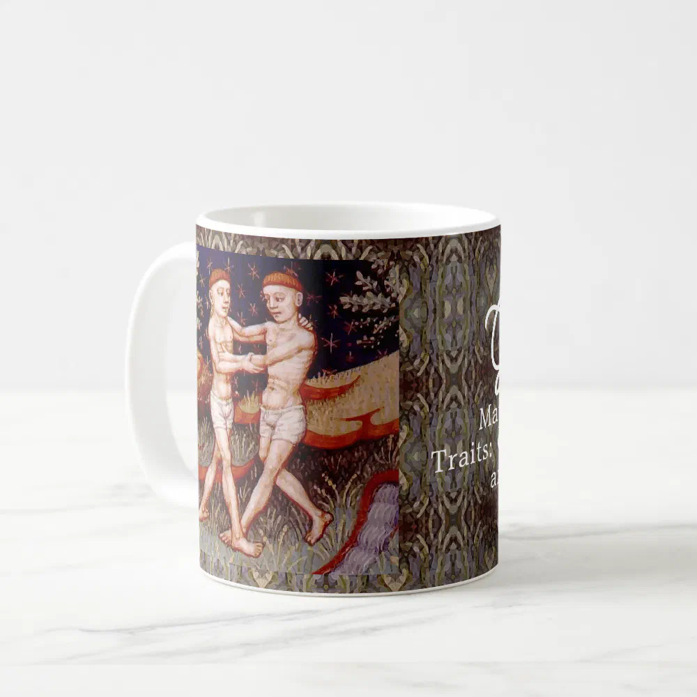 Gemini the Twins Zodiac Sign Birthday Party Coffee Mug